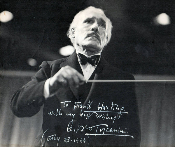 Arturo Toscanini autograph photo