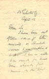 Goring Thomas, Arthur - Autograph Letter Signed & Score