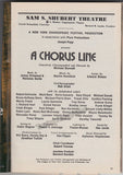 A Chorus Line - Signed Program (full cast) 1987