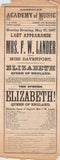 Academy of Music - Collection of 10 Opera & Theater Playbills 1860s