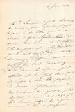 Lemoine, Achille - Autograph Letter Signed 1885