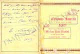 Patti, Adelina - Nicolini, Ernesto - Signed Christmas Card 1888