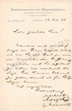Herz, Adolf - Set of 2 Autograph Letters Signed 1908 and 1888