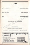Agnes of God - Signed Musical Playbill