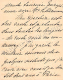 Akte, Aino - Autograph Letter Signed 1908