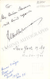 Bassermann, Albert - Signed Photograph 1944
