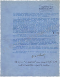 Willemetz, Albert - Set of 3 Typed Letters Signed 1932