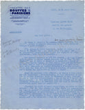 Willemetz, Albert - Set of 3 Typed Letters Signed 1932