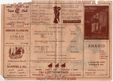 Ciccolini, Aldo - Signed Program Buenos Aires 1950