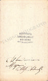 Antonelli, Alessandro - Signed Vintage CDV Photo