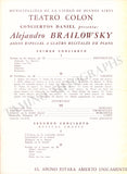 Brailowsky, Alexander - Concert Program Buenos Aires 1946