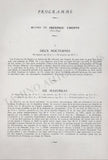 Brailowsky, Alexander - Signed Program Paris 1952