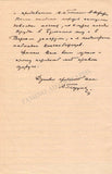 Glazunov, Alexander - Autograph Letter Signed 1929