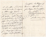 Reichardt, Alexander - Autograph Letter Signed 1858