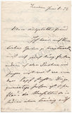 Reichardt, Alexander - Autograph Letter Signed 1858