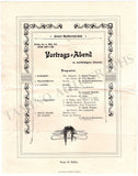 Zemlinsky, Alexander von - Set of 7 Concert Programs Vienna