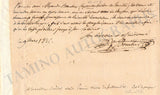 Boucher, Alexander - Autograph Note Signed 1829