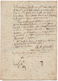 De Garaude, Alexis - Signed Divorce Document 1817