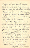 Bruneau, Alfred - Autograph Letter Signed