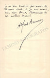 Bruneau, Alfred - Signed Photograph