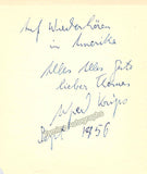 Conductors - Lot of 13 Signed Album Pages and Cards