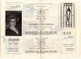 Alonso, Alicia - Alonso, Fernando - Yuskevitch, Igor - Signed Program Buenos Aires 1959