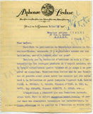 Hettich, Amedee-Louis - Typed Letter Signed 1927