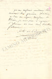 De Beauplan, Amedee - Set of 2 Autograph Letter Signed