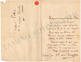 De Beauplan, Amedee - Set of 2 Autograph Letter Signed