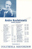 Kostelanetz, Andre - Autograph Music Quote Signed