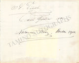 Vintage Opera Signers - Lot of Signed Album Pages