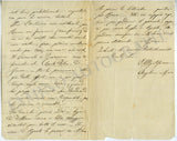 Moro, Angelica - Set of 2 Autograph Letters Signed 1862 & 1864