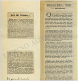 Moro, Angelica - Set of 2 Autograph Letters Signed 1862 & 1864