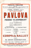 Pavlova, Anna - Playbill Ad Bristol