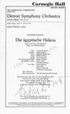 Conductors Signed Program Pages – Set of 42