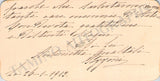 Pozzoni-Anastasi, Antonietta - Autograph Note Signed 1913