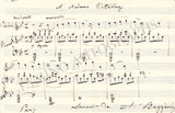 Bazzini, Antonio - Autograph Music Quote Signed