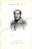 Tamburini, Antonio - Autograph Music Quote Signed 1844 Puritani