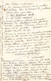 Lamotte, Antony - Autograph Letter Signed 1859