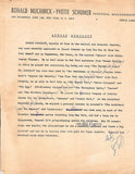 Soboloff, Arnold - Signed Resume & Drawing