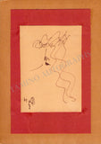 Soboloff, Arnold - Signed Resume & Drawing