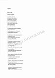 Boito, Arrigo - Signed Poem 1865