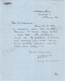 Butterworth, Arthur - Set of 2 Autograph Letters Signed 1960 & 1967