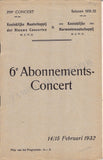 Honegger, Arthur - Lenssens, Ria - Signed Program Antwerp 1932