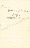 Balfour, Arthur James - Autograph Letter Signed 1875