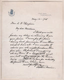 Nevin, Arthur - Autograph Letter Signed 1905 on Original Score