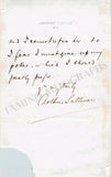 Sullivan, Arthur - Autograph Letter Signed