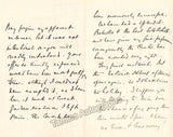Sullivan, Arthur - Autograph Letter Signed 1878