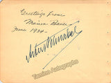 Schnabel, Artur - Bauer, Harold - Signed Album Page