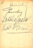 Toscanini, Arturo - Signed Admission Ticket
